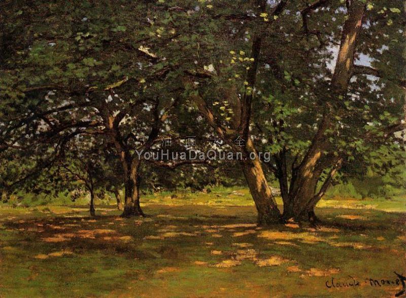 Fontainebleau Forest - 克劳德·莫奈